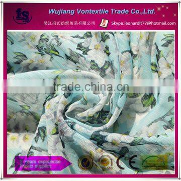 China market wholesale 3D digtal printed chiffon fabric /soft polyester chiffon fabric/customize partern for dress,garment,etc