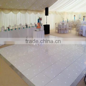 Wedding decorations light up video interactive starlit used 3D dj led dance floor for sale