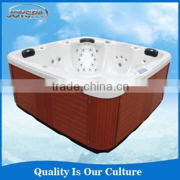 JY8018 Model Sex Massage Rectangular Cheap Inground Hot Tub with 2 Lounders
