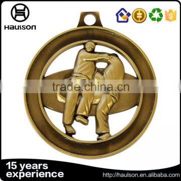 Championships Fetal Fist Judo Kung fu Award Taekwondo Trophy Tin Medallion Medals photo-6
