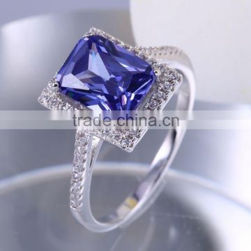 2016 ZheFan Wholesale Fashion 925 Sterling Silver Gemstone Women Rings Jewelry