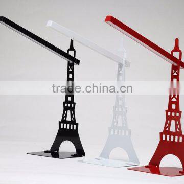 2016 new hot sell iron Eiffel Tower shape bedroom desk lamp