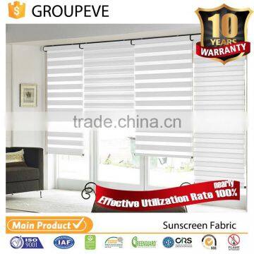 Vertical roller shutter privacy paint zebra blind fabric