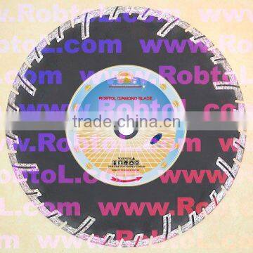 Deep Tooth Segmented Blade for Green Concrete and Asphalt Cutting