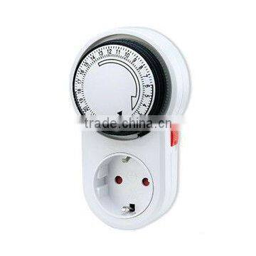 EU Analogue Grounded Timer,Grow Light,Hydroponics accessory