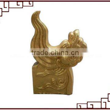 Hip ridge animal ,gold ceramic ornaments