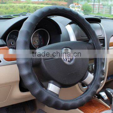 Leather Car Steering Wheel Cover