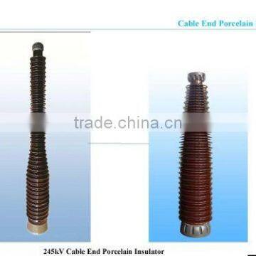 245KV cable end porcelain insulator(grey glaze)