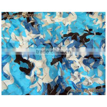 UV Treated High Quality Rip Stop Camouflage Net Blue Production