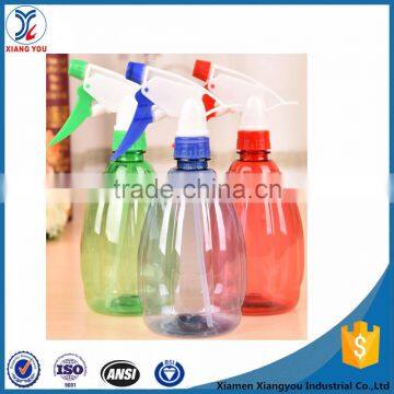 Multi-use plastic clear trigger water spray bottle