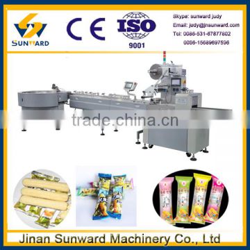 Excellent quality automatic horizontal packing machine, pillow packing machine, snack packing machine