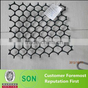 75%HDPE25%recycled PE black plastic hex mesh net,