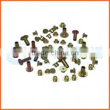 alibaba high quality countersunk head bronze hollow rivets