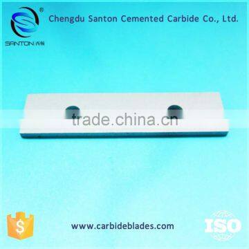 K20 cemented carbide cutting blade for woodworking with double holes