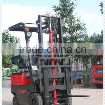 China best selling 750kg 48V 140Ah small electric harga forklift baru