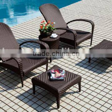 CH-H20 Sun Lounger Plastic Sun Lounger Rattan Sun Lounger