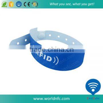 Custom Logo Waterproof One Time Use NTAG213 Paper RFID Wristband