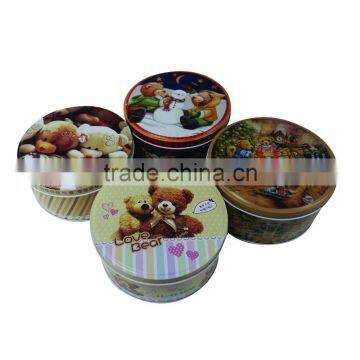 Food Grade Round Cookie Tin,round Cookie Tin Can,round Cookie Tin Box photo-5