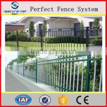 Galvanized and Powder Coated Spear Top Pickets Steel Fence