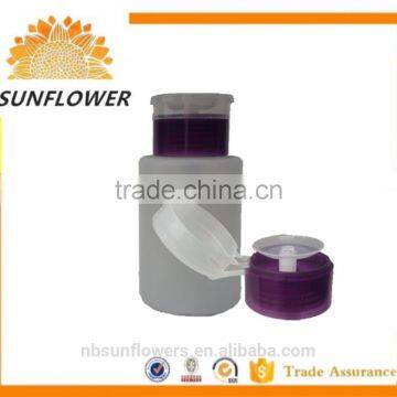 2016 PP Plastic Acetone Nail Polish Remover Bottle With Pump photo-4