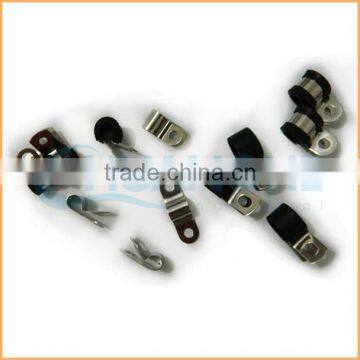 China Manufacture Best Quality 25mm Bandwidth Rubber Hose Collar Clamp photo-4