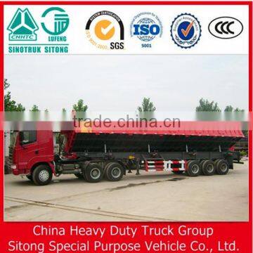 Chinese Factory 2016 New 80T Side Dump Semi Trailer Online Shopping photo-2