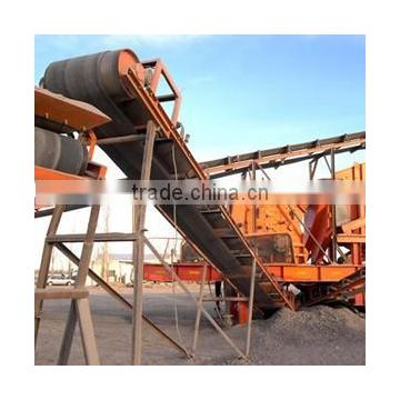 Rubber conveyor belt for stone crushing plant