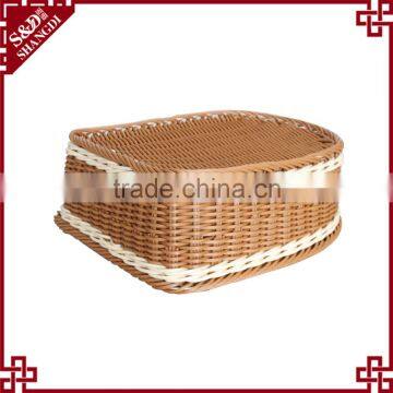 Plastic Basket Rattan pe Handmade for Hign-glass Hotel Storage Sundries photo-6
