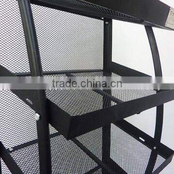 Discount Black Floor-standing Costomed Bread Display Rack With 5 Tier photo-3