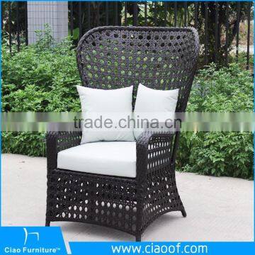 Modern Aluminum High Back Garden Furniture Special Weaving Leisure Chair photo-2