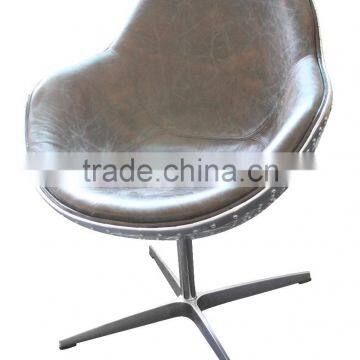 Italy Design Comfortable White Leather Leisure Chair/Living Room Leisure Sofa photo-5