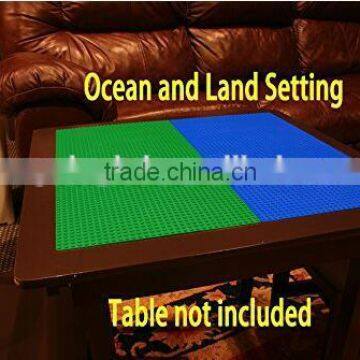 Variety Pack Compatible Building Plates With Legos and Duplo,Silicone Baseplate Mat photo-2