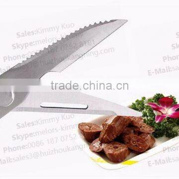 High Quality Safety Kitchen Scissor Stainless Steel Cutting Scissor TPR Scissor photo-5