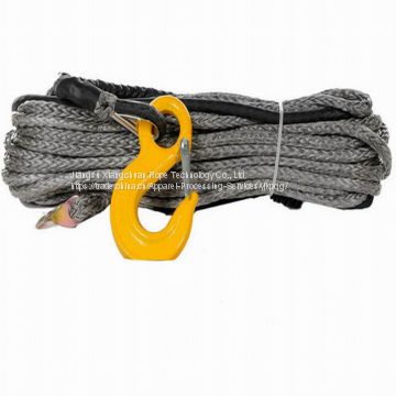 Gray Synthetic Winch Rope