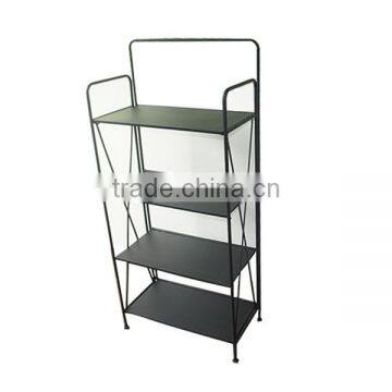 4Tier Decorative Black Metal Plant Stand Flower Stand Multi Planter Flower Pot Racks Flower Stand photo-2