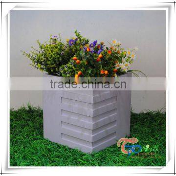 Fiberglass Rib Indoor Flower Pot