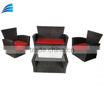 Outdoor hotsale all weather wicker sofa couch set