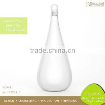 Unique Cheap Empty Handmade Beer Glass Bottle photo-4