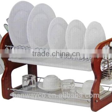 closeout 2-layer dish drainer