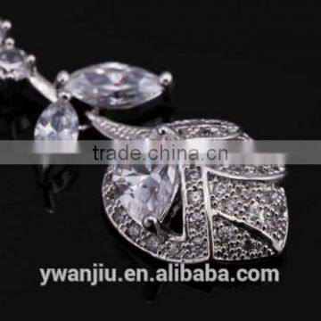 Wholesale Stock Small Order Fashion Women Long Style Rose Flower Zircon Earrings photo-4