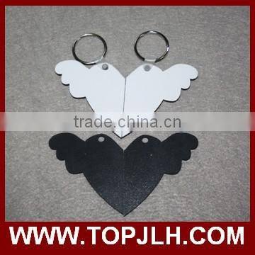 Sublimation Wood Cheap Custom Printed Heart Shaped Keychain photo-3