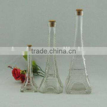 Машиностроительная стеклянная ваза для украшения дома / квадратная стеклянная ваза photo-3