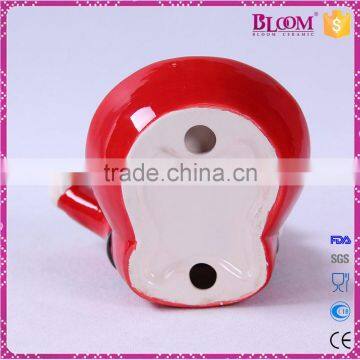 Christmas Santa Small Ceramic Tealight Candle Holder photo-6