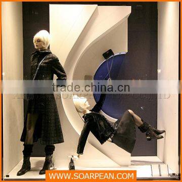 China supplier fiberglass retail store window display design