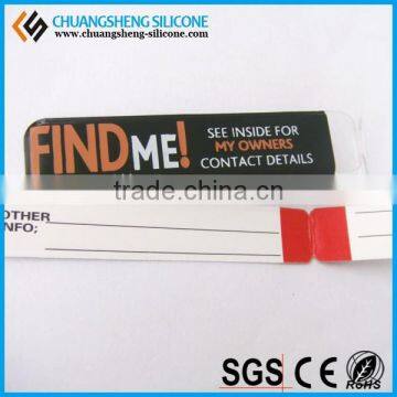 2015 Unique Nylon Fabric id Sos Bracelet photo-6