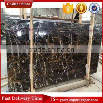 Polished Black Gold Flower Black Gold Marble photo-4