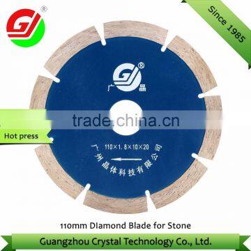 Segmented Sintered Diamond Cutting Blades 110mm Circular Saw Blade for Dry Cutting Stone photo-2