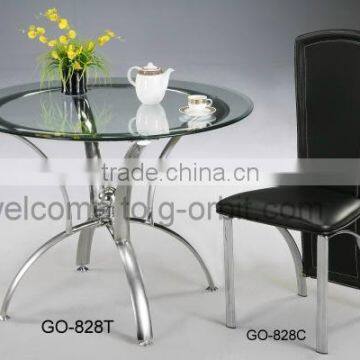 Dining Table and Chair, Designs Glass Dining Table Set photo-2