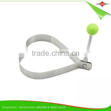 ZY-F1409 Hot Selling Heart Style Egg Ring Pancake Mold Egg Poacher photo-2
