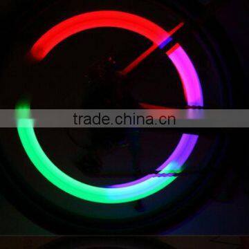 Cheap Bicycle Car Valve Caps Light Tire Wheel Light Neon LED Lamp,Cool Decorate Colourful Led Bike Lights photo-2